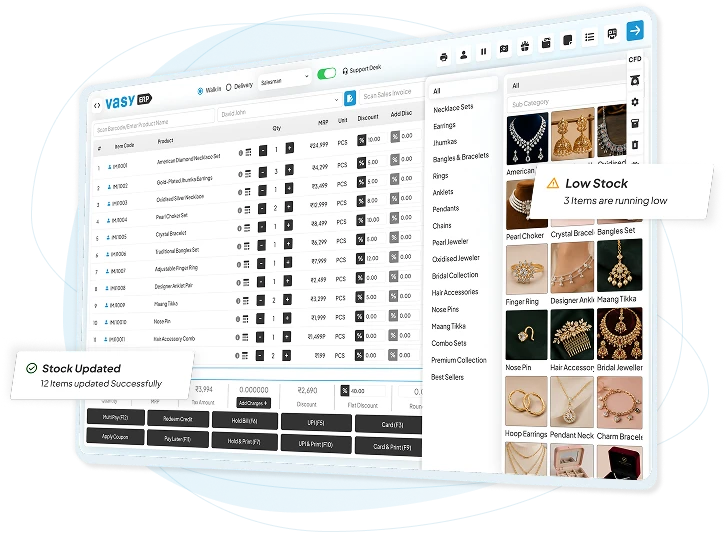 Billing software for imitation jewellery software