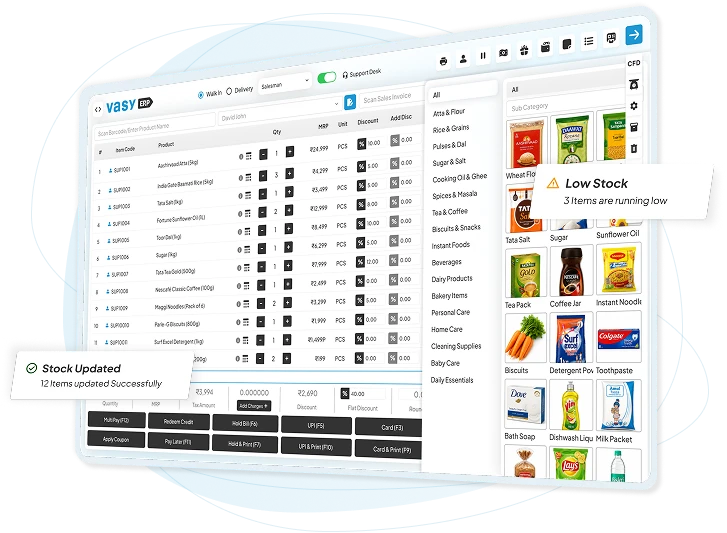 Supermarket pos software