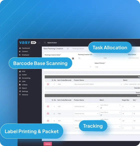 Real-time dry fruit inventory management with Vasy