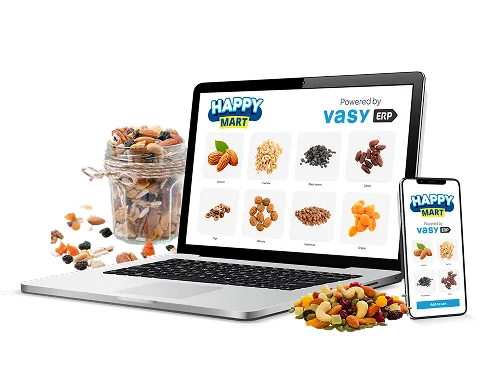 India’s most preferred cloud-based dry fruit store billing software by Vasy