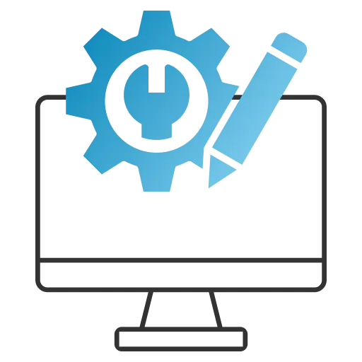 Custom ERP dashboard showing optical production performance