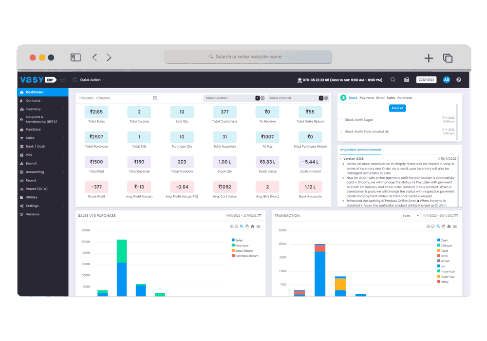 Centralised platform to manage multiple retail stores from anywhere