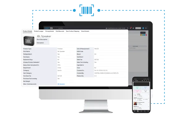 Track inventory and barcode efficiently for smooth retail management