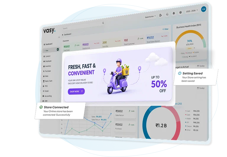 Manage online store