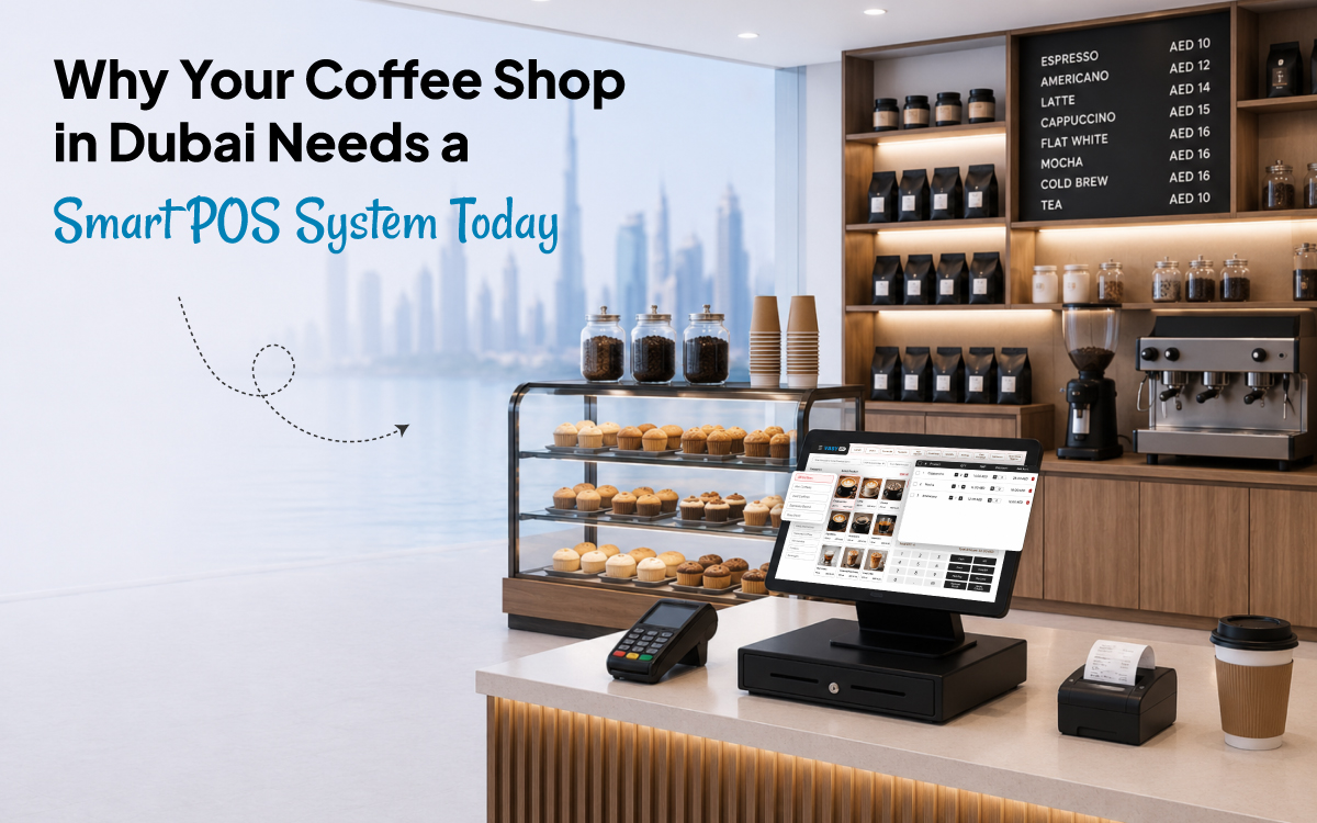 Smart POS software in Dubai for coffee shops