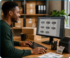 barcodes being genrated in barcode software