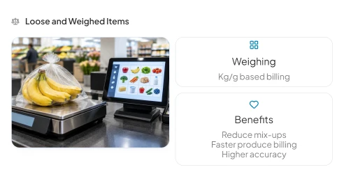 Built for Loose and Weighed Items