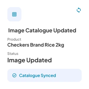 Popup Showing Image Catalogue Updated