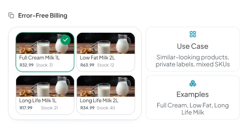 Error-Free Billing for Look-Alike Products