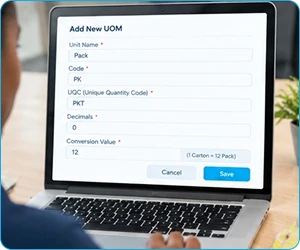 assign unit wise value