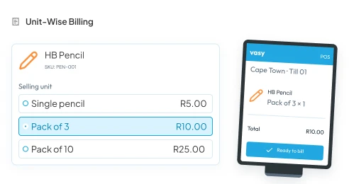 unit wise billing