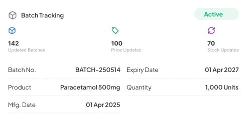 batch tracking