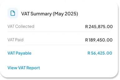 VAT Summary (May 2025)