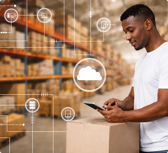 business owner accessing inventory of multiple stores through vasy