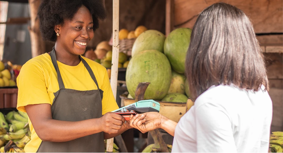 Spaza shop owners running a profitable business by using vasy's spaza software