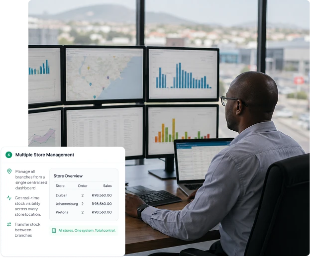 multiple store management through vasy