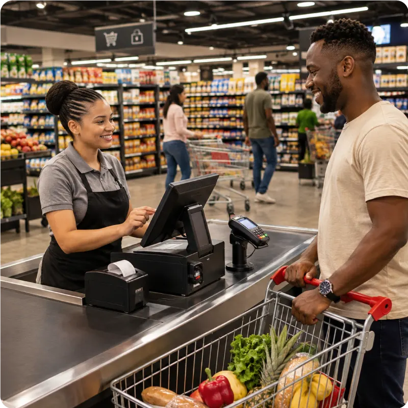 A practical guide on choosing the right POS system for your South African supermarket, considering the top 10 factors