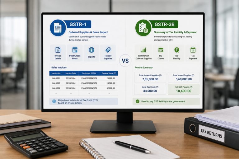 GSTR-1 vs GSTR-3B