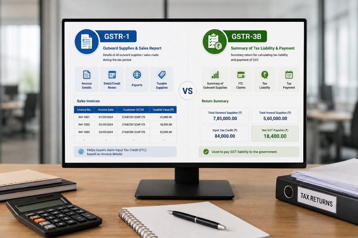 GSTR-1 vs GSTR-3B